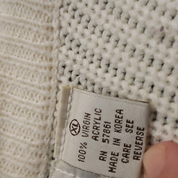 Saugatuck women's cardigan beige XL - Picture 11 of 12